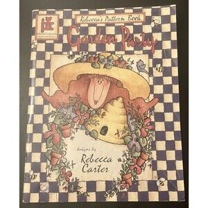 VTG 1996 Provo Craft Garden Party by Rebecca Carter Craft Pattern Clip Art Book